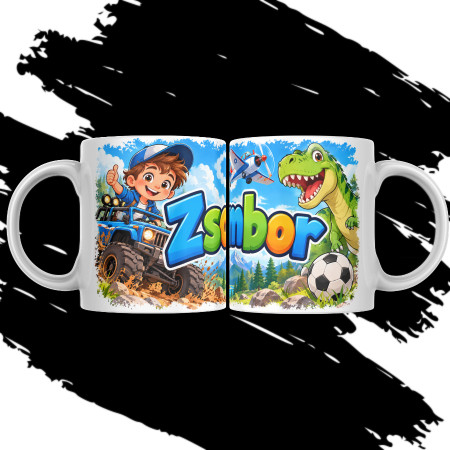 FIÚS névre szóló bögre