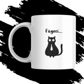 fúgeci cicás bögre trágár felirattal