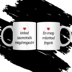 VELED SZERETNÉK... bögre (2db)