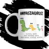 ANYASZAURUSZ EGYEDI NÉVRE SZÓLÓ ANYÁK NAPI BÖGRE