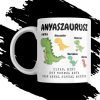 ANYASZAURUSZ EGYEDI NÉVRE SZÓLÓ ANYÁK NAPI BÖGRE