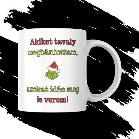 GRINCH bögre 4 féle felirattal