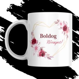 LEGSZEBB VIRÁGSZÁL nőnapi bögre