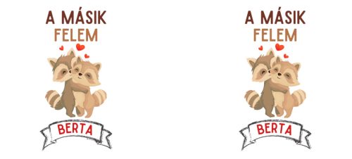 MÁSIK FELEM PÁROS bögre (2db)