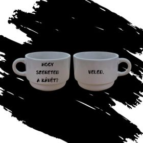 HOGY SZERETED A KÁVÉT? páros csésze 2DB (2*170 ml)