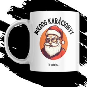   BOLDOG KARÁCSONYT TE GYÖKÉR télapó figurás ajándék ötlet karácsonyra