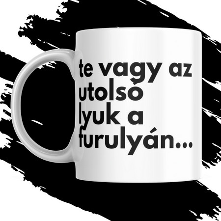 AZ UTOLSÓ LYUK A FURULYÁN bögre