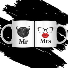 MR ÉS MRS páros bögre (2db)