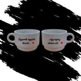 IGYUNK EGYÜTT KÁVÉT...  páros csésze 2DB (2*170 ml)