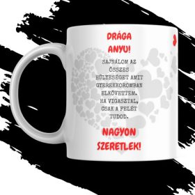 DRÁGA ANYU ANYÁK NAPI AJÁNDÉK BÖGRE