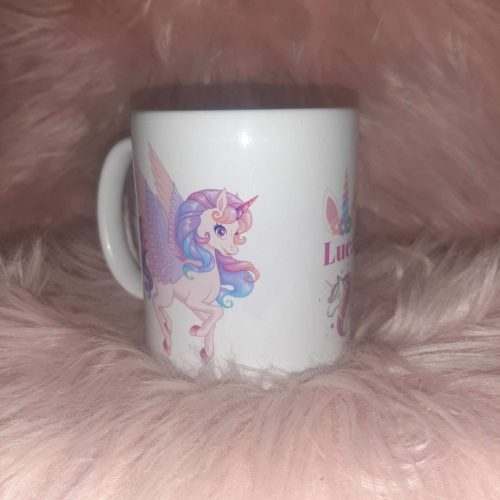 UNIKORNIS névre szóló bögre