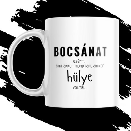 BOCSÁNAT bögre